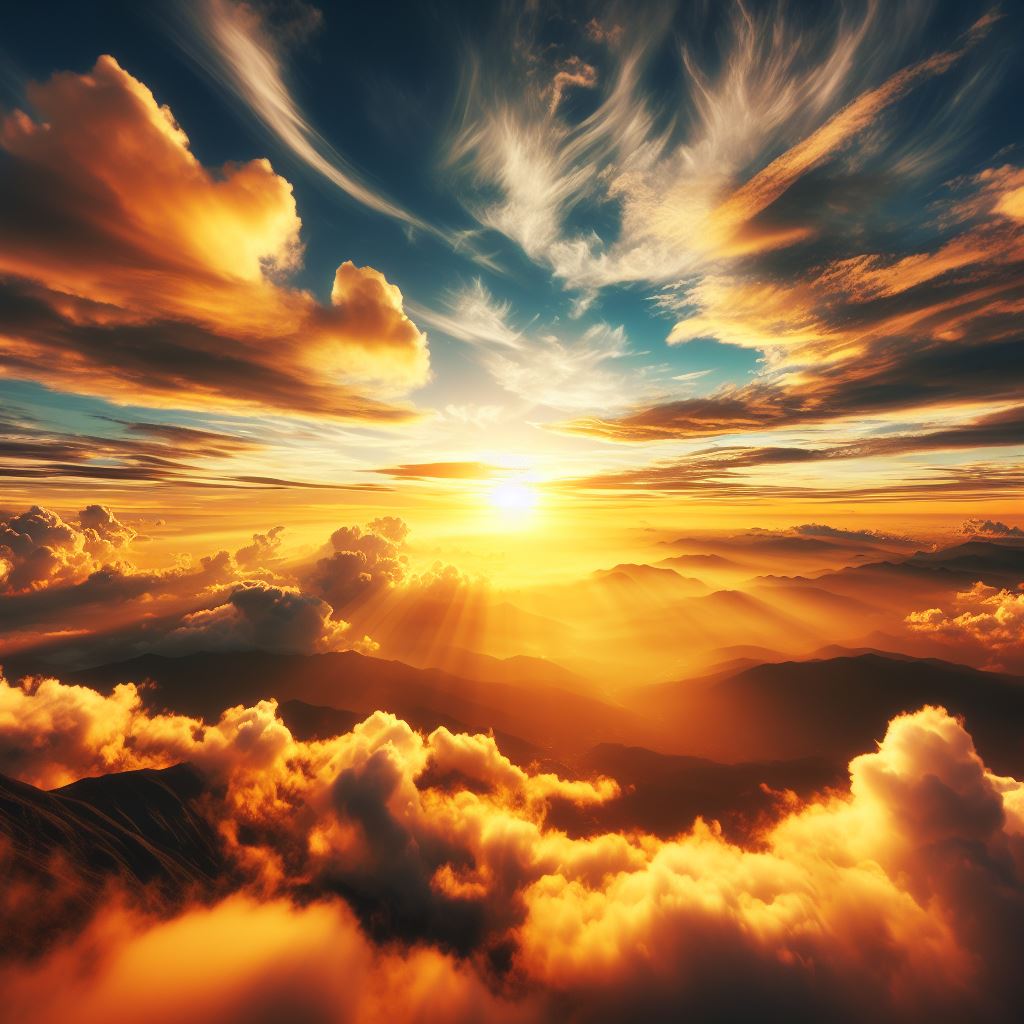GoldSky Digital header image of golden sky with clouds