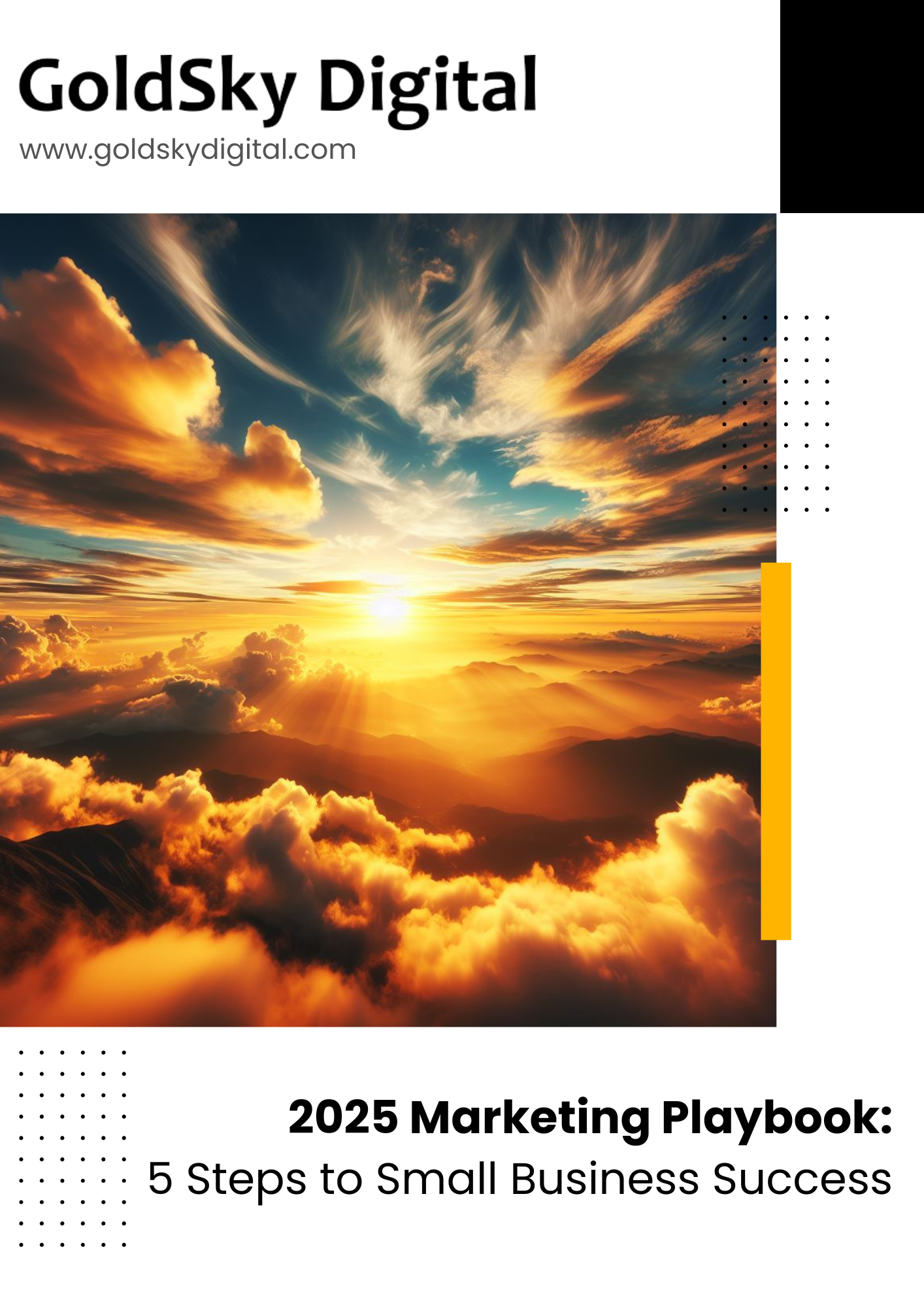 GoldSky Digital 2025 Marketing Playbook cover image